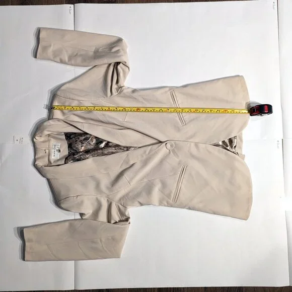 NWT Black Swan Daniella Blazer Jacket, Linen, size M - Picture 7 of 16